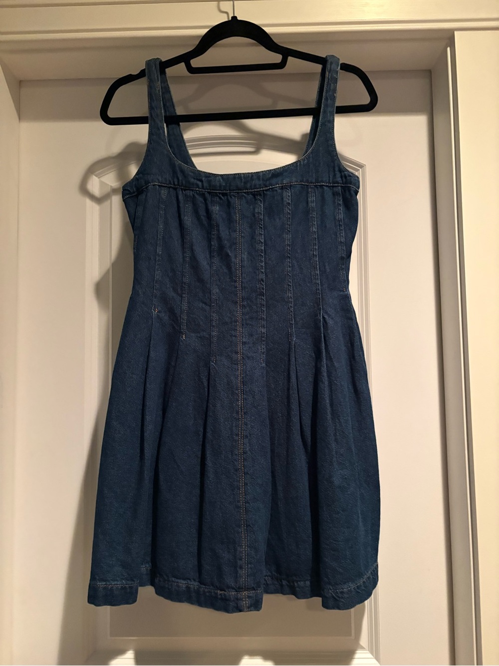 Reformation Blue Denim Tank Dress